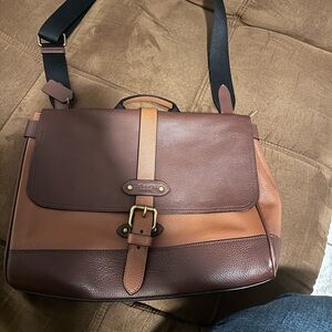 Brown Leather bag Coach